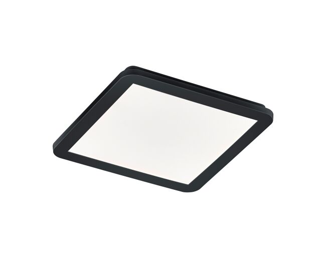 Plafón camillus led 16w 30cm negro