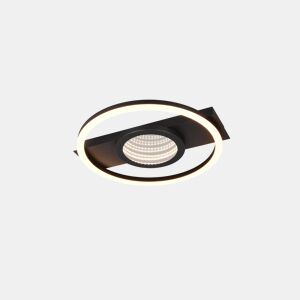 Plafon LED WHEELER 16w 35x33cm preto