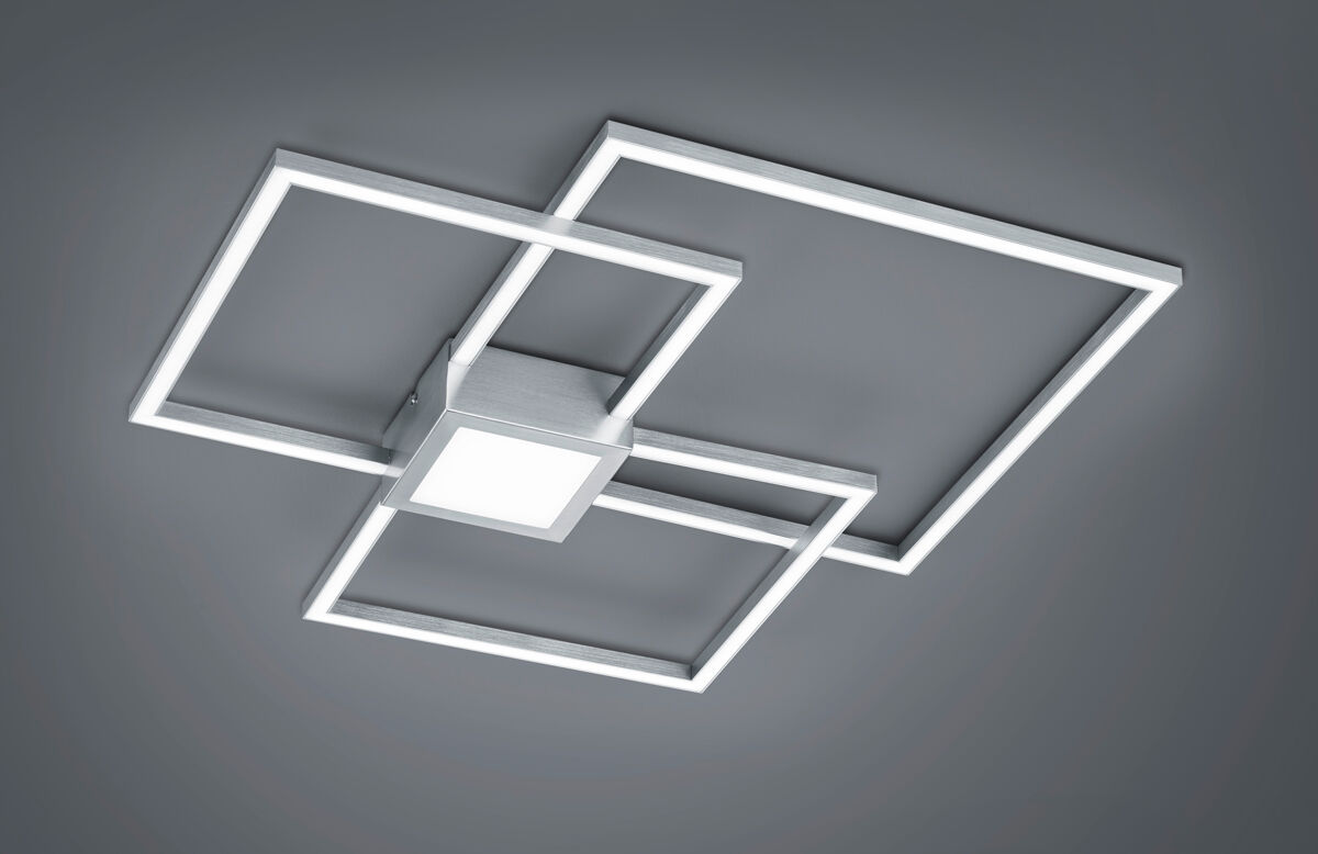 Plafón HYDRA led 38w 65,5cm plata 