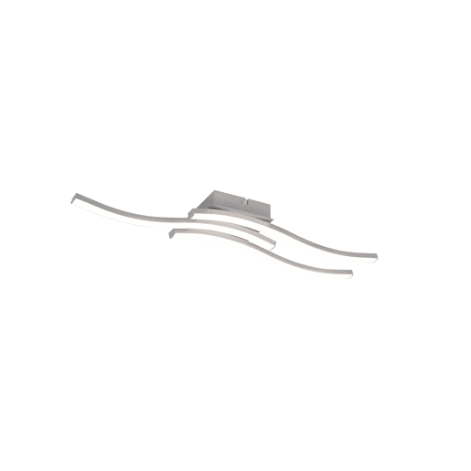 Plafon LED ROUTE 3 5w 56x12cm prata Plafon LED ROUTE 3 5w 56x12cm prata