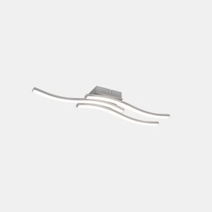 Plafon LED ROUTE 3 5w 56x12cm prata