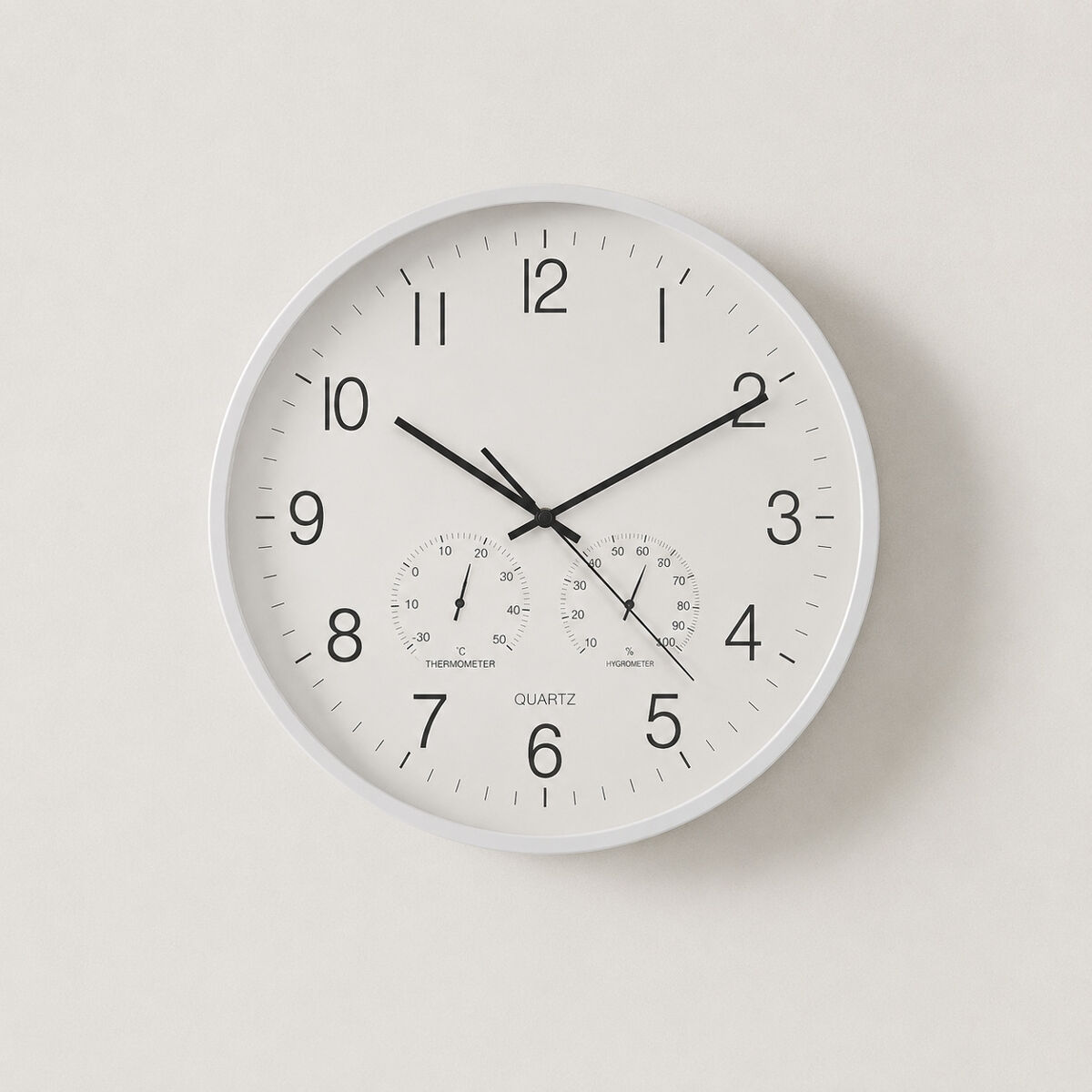 Reloj de pared con termometro NIVILLE diámetro 40cm