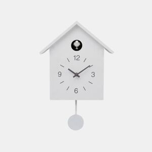 Relógio de parede CUCUT BESIEN com pêndulo 27x28,5x7,5cm branco