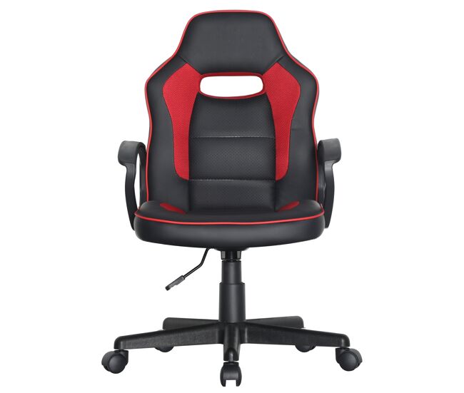 Silla gaming yf-0556r color negro y rojo - conforama