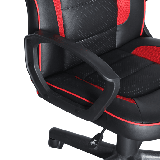 Cadeira gaming YF-0556R cor preto e vermelho