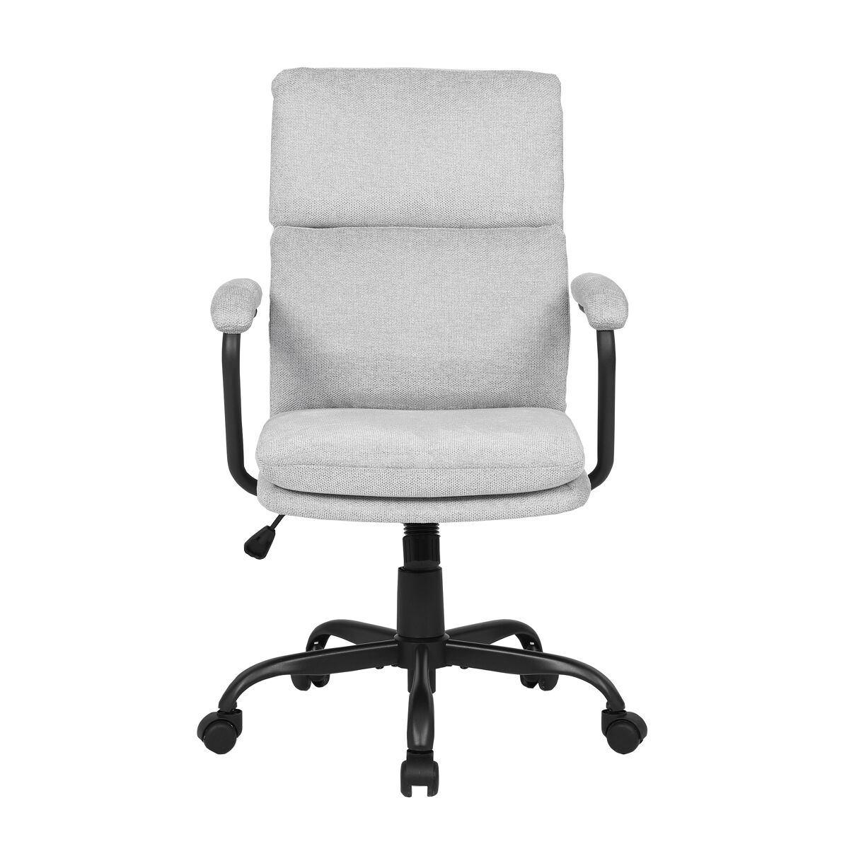 Silla de oficina vanda color gris calro - conforama