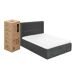 Cama completa enrollada 150x190cm ALL IN ONE gris Cama completa enrollada 150x190cm ALL IN ONE gris Gris