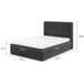 Cama completa enrollada 150x190cm ALL IN ONE gris Cama completa enrollada 150x190cm ALL IN ONE gris Gris