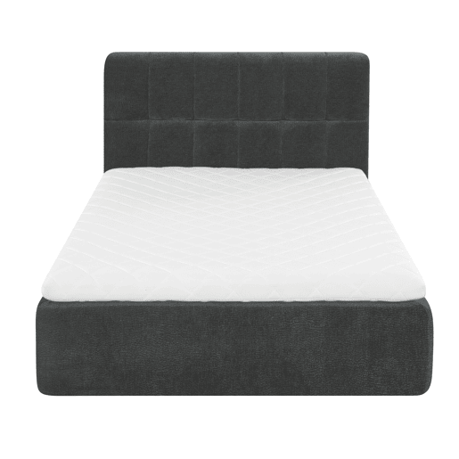 Cama completa enrolado 160x200cm ALL IN ONE cinza