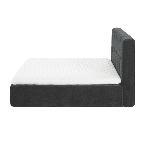 Cama completa enrolado 160x200cm ALL IN ONE cinza