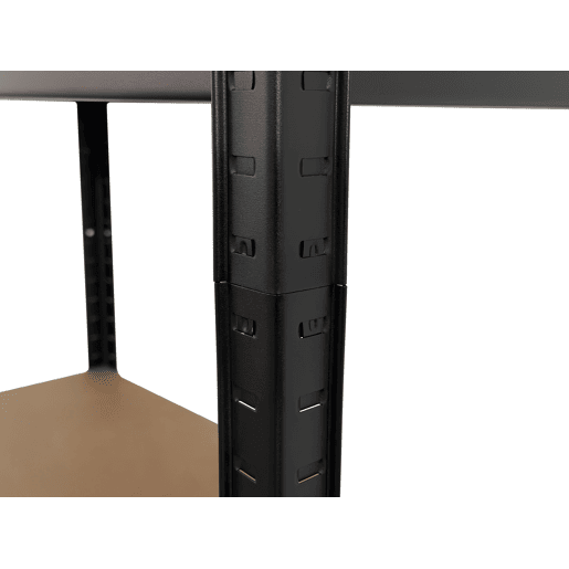 Estante AMY 90x180x40cm com 5 prateleiras preto
