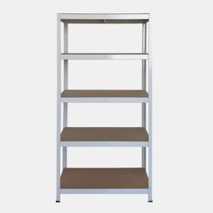 Estante AMY 90x180x40cm com 5 prateleiras branco