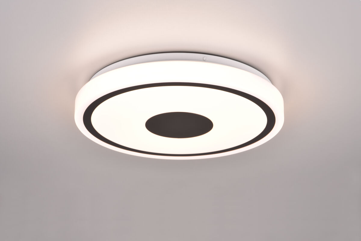 Plafón bunda led 18w diámetro 34cm negro