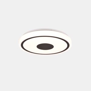 Plafon LED BUNDA 18w diâmetro 34cm preto