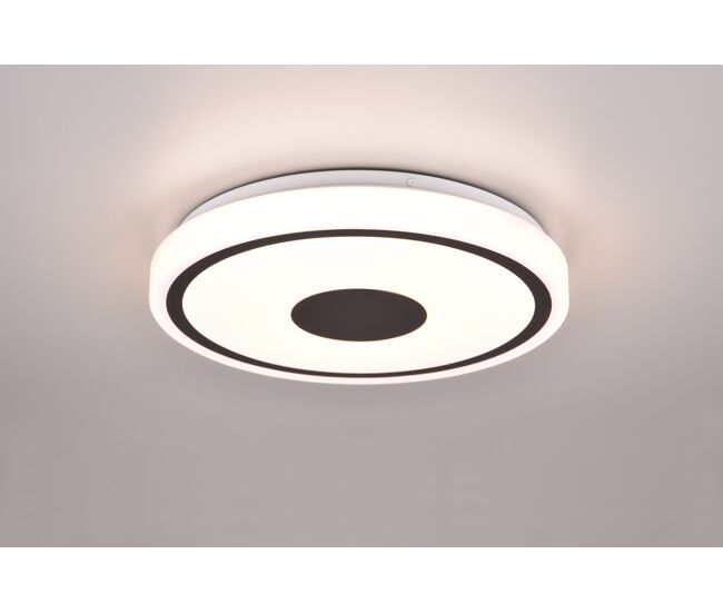 Plafón bunda led 18w diámetro 34cm negro