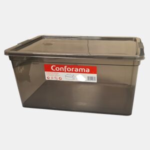 Caixa ORDENACIÓN plástico 18 litros cor fumado