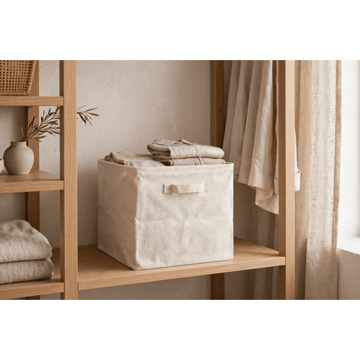 Cesta ORDENACION 35x35x32cm cor linho Cesta ORDENACION 35x35x32cm cor linho
