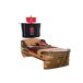 Cama pirata HOOK 90x190cm marrón Cama pirata HOOK 90x190cm marrón Marrón