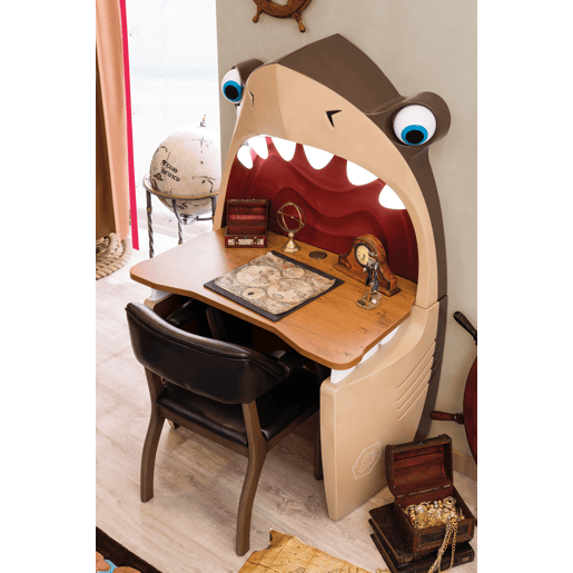 Secretária HOOK 101x157x60cm castanho