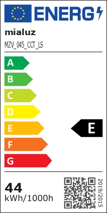 Plafon VOQUI LED 45W 6000K 30x90cm branco