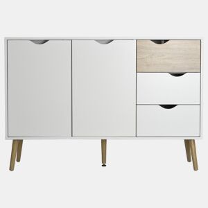 Aparador VIXEN com 2 portas e 3 gavetas