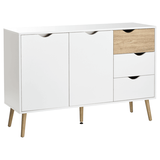 Aparador VIXEN com 2 portas e 3 gavetas