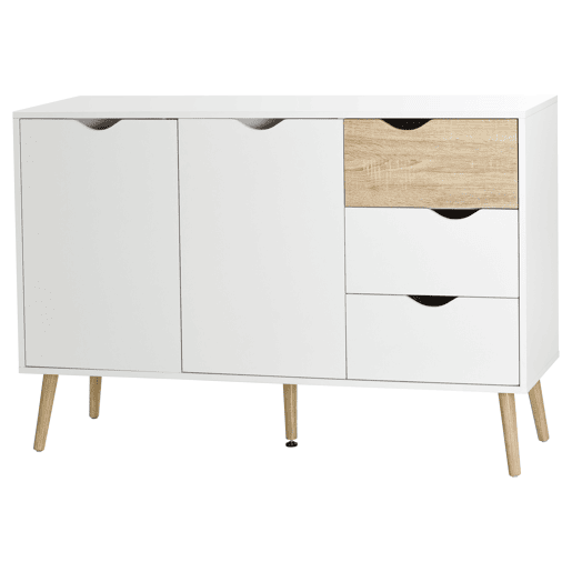 Aparador VIXEN com 2 portas e 3 gavetas