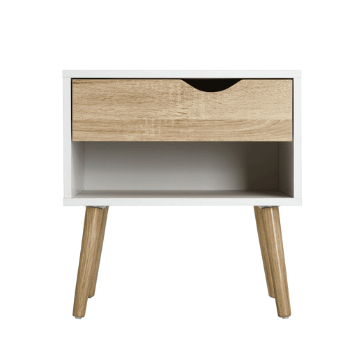 Mesa de cabeceira VIXEN com 1 gaveta Mesa de cabeceira VIXEN com 1 gaveta