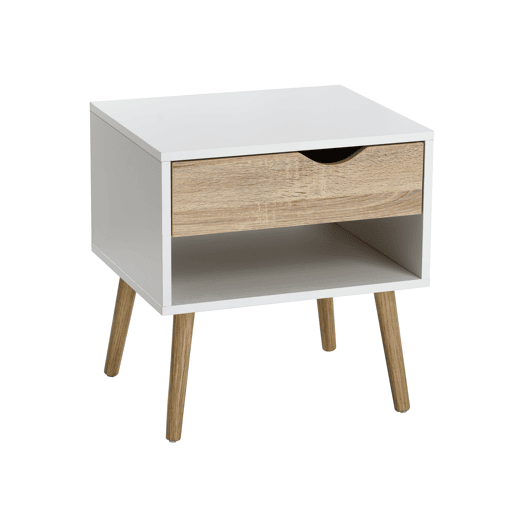 Mesa de cabeceira VIXEN com 1 gaveta Mesa de cabeceira VIXEN com 1 gaveta
