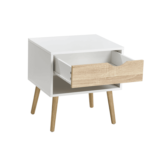 Mesa de cabeceira VIXEN com 1 gaveta Mesa de cabeceira VIXEN com 1 gaveta