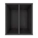 Cubo para librería HARMONIA Cubo para librería HARMONIA Negro/ Madera
