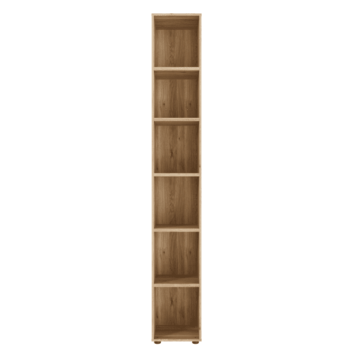 Estante de 6 compartimentos 34,7x230,1cm para livraria HARMONIA