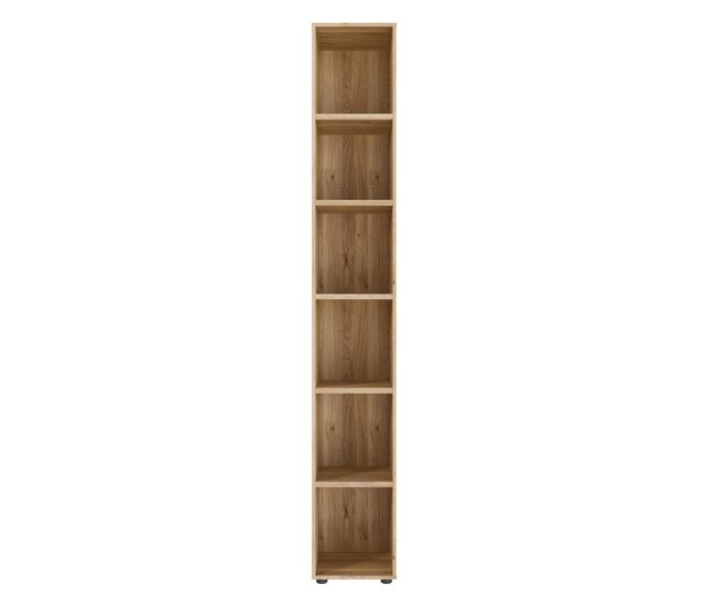Estantería 6 huecos 34,7x230,1cm para librería HARMONIA