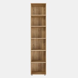 Estante de 6 compartimentos 49,7x230,1cm para livraria HARMONIA