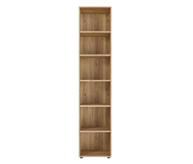 Estantería 6 huecos 49,7x230,1cm para librería HARMONIA