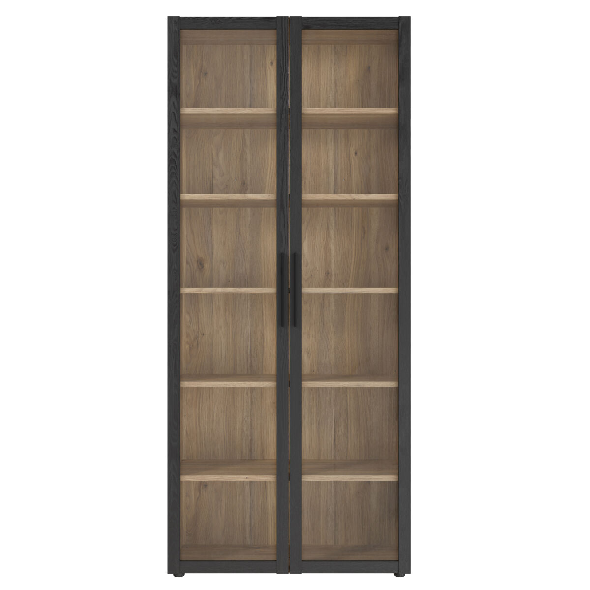 Vitrina 2 puertas para librería HARMONIA