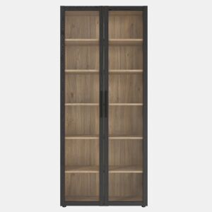 Vitrine 2 portas para estante HARMONIA