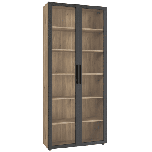 Vitrine 2 portas para estante HARMONIA