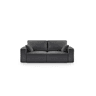 Sofá 3 lugares 214cm ROUND cor antracite