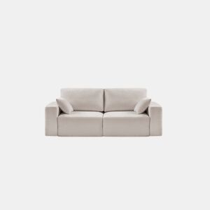 Sofá 3 lugares 194cm ROUND cor bege