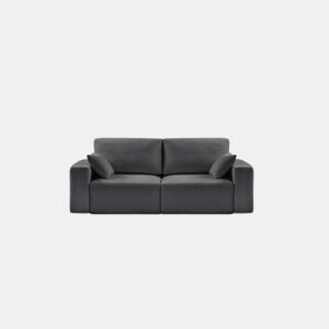 Sofá 3 lugares 194cm ROUND cor antracite