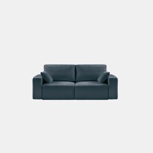 Sofá 3 lugares 194cm ROUND cor azul