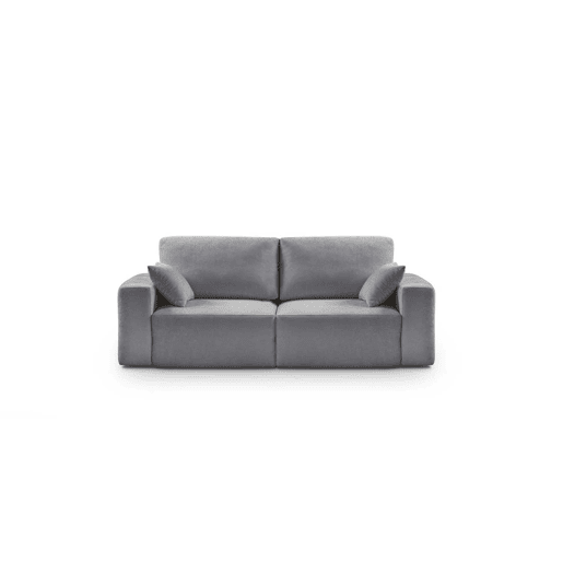 Sofá 3 lugares 194cm ROUND cor cinza escuro