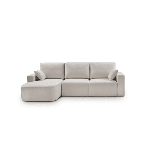 Chaise longue esquerda 294cm ROUND cor bege Chaise longue esquerda 294cm ROUND cor bege