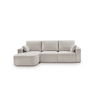 Chaise longue esquerda 294cm ROUND cor bege