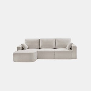 Chaise longue esquerda 294cm ROUND cor bege
