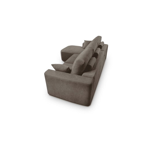 Chaise longue esquerda 294cm ROUND cor vison