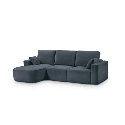 Chaise longue esquerda 294cm ROUND cor azul