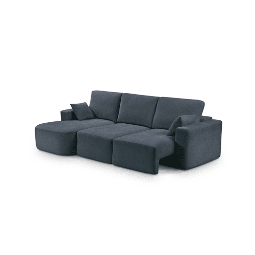 Chaise longue esquerda 294cm ROUND cor azul