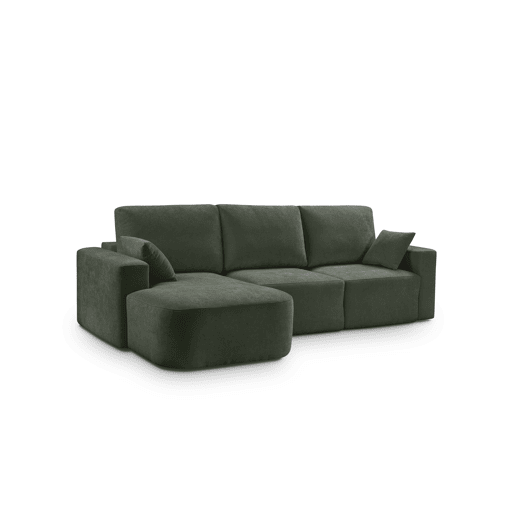 Chaise longue esquerda 294cm ROUND cor verde